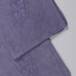 antique french tablecloth - 160x240cm - with 10 antique damask napkins - lavender