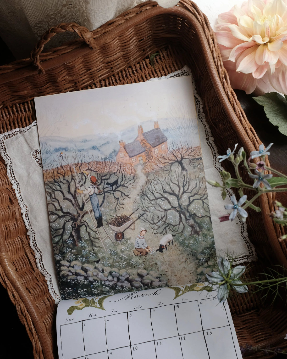pre-order: tending 2027 calendar by loré pemberton - 25.4 x 33 cm