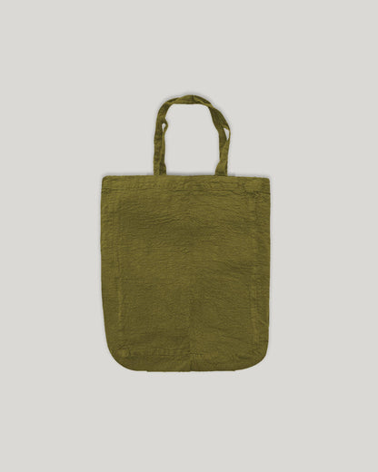 french raw linen tote bag - shopping bag