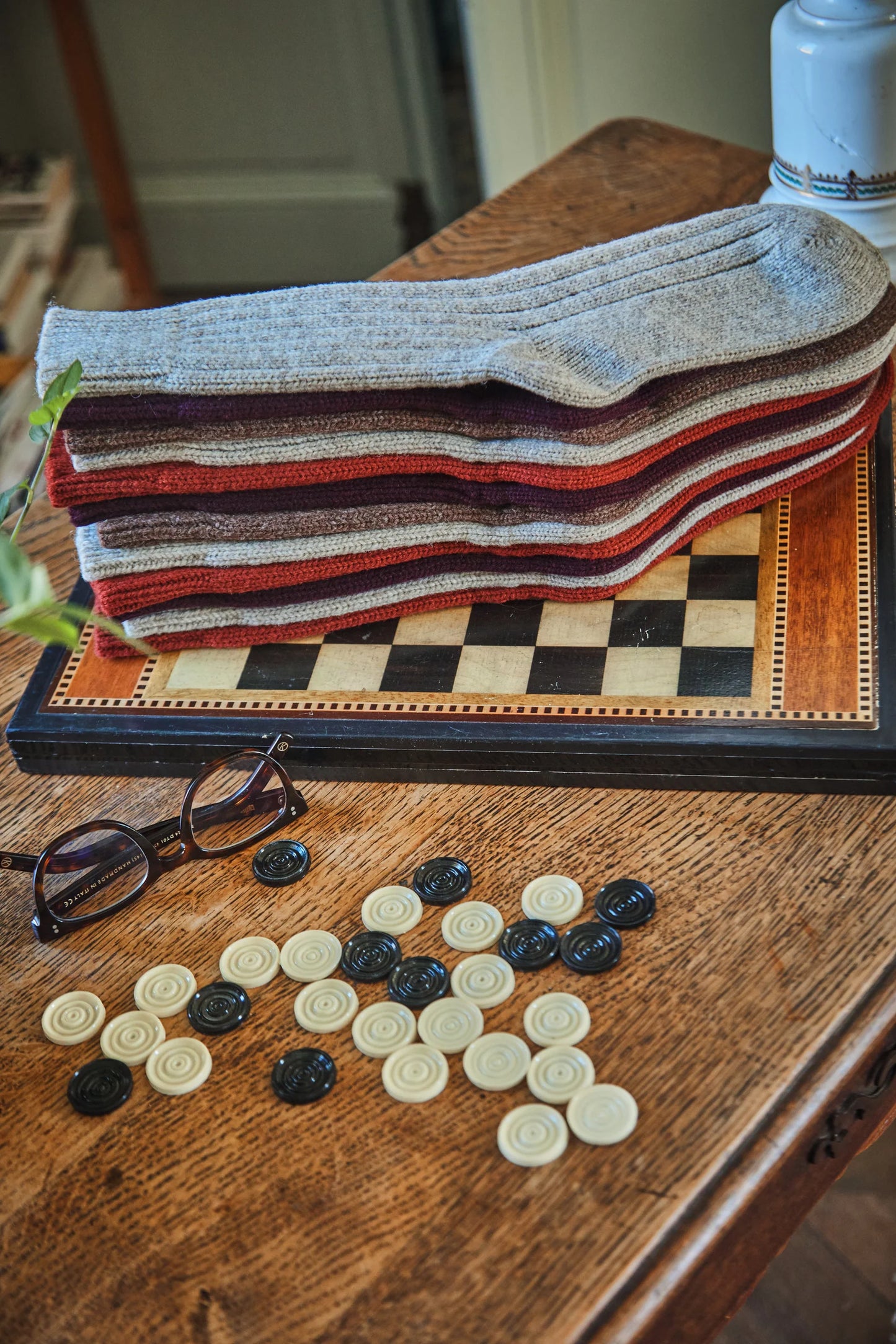 berthe merino wool socks