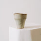 tall pistachio green ceramic cup 240 ml
