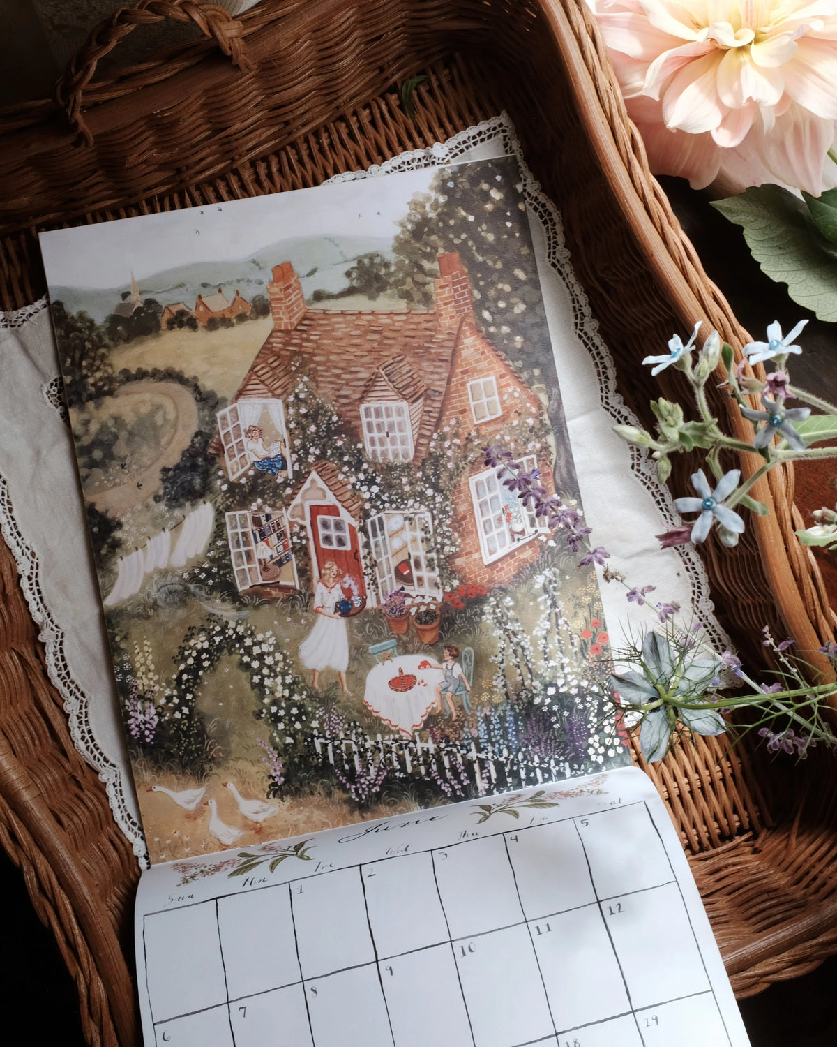 pre-order: tending 2027 calendar by loré pemberton - 25.4 x 33 cm