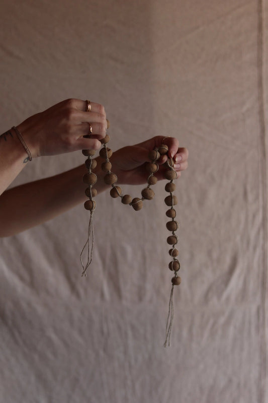 34 inch gathered earth ancient bead strand