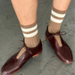 her varsity socks