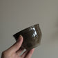 100 ml cup in glossy warm gray clay by linda bredenbekk