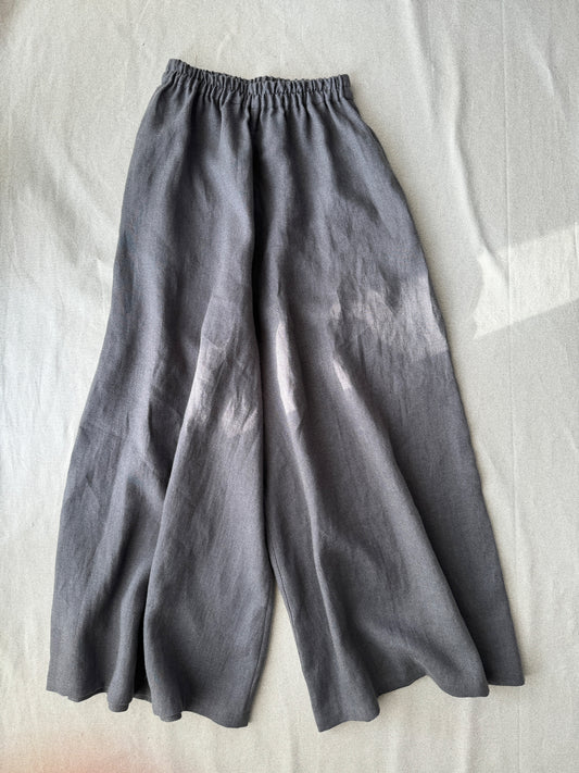 pre-order noor wide leg linen pants