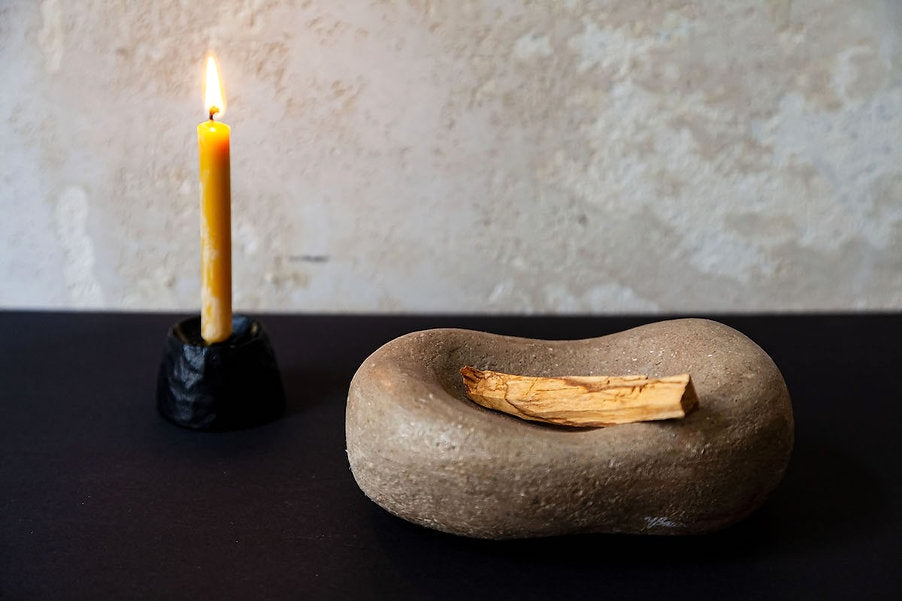 palo santo & beeswax candles treasure set