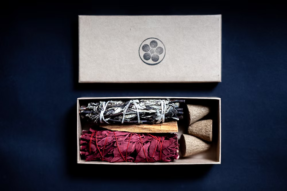 pow-wow II treasure box - meditation and healing set