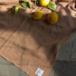 french raw linen throw/tablecloth/curtain - 170x250cm - poudre