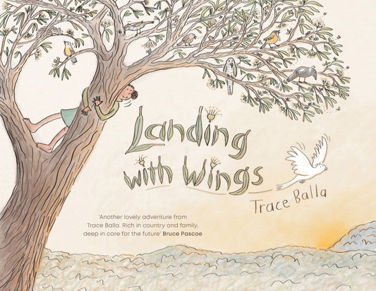 landing with wings - by trace balla