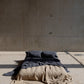 french raw linen throw/tablecloth/curtain - 140x250cm - sand