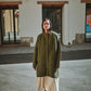 pre-order: agathe long knit jacket in merino wool