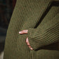 pre-order: agathe long knit jacket in merino wool