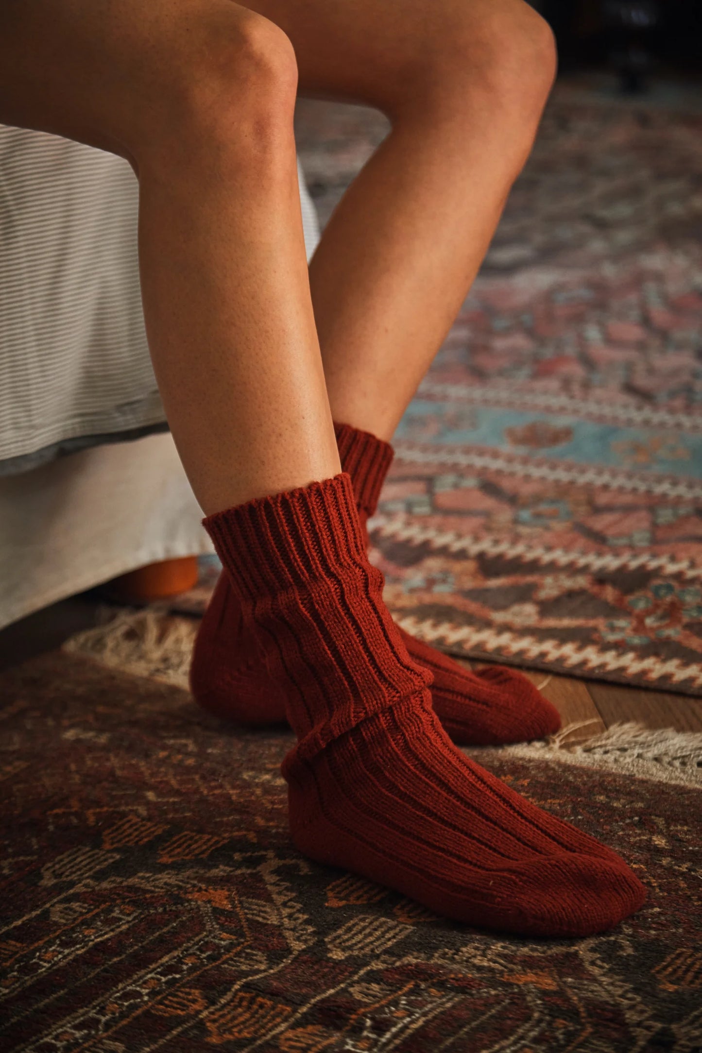 berthe merino wool socks