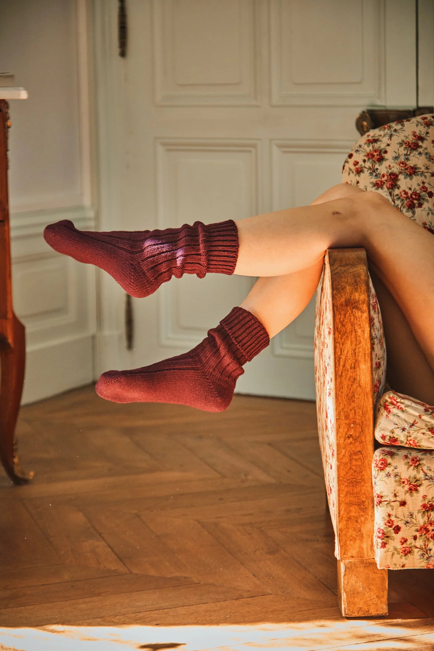 berthe merino wool socks