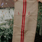 vintage romanian hemp grain sacks