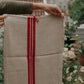 vintage romanian hemp grain sacks