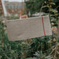 vintage romanian hemp towel - loom woven