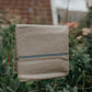 vintage romanian hemp towel - loom woven