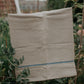 vintage romanian hemp towel - loom woven
