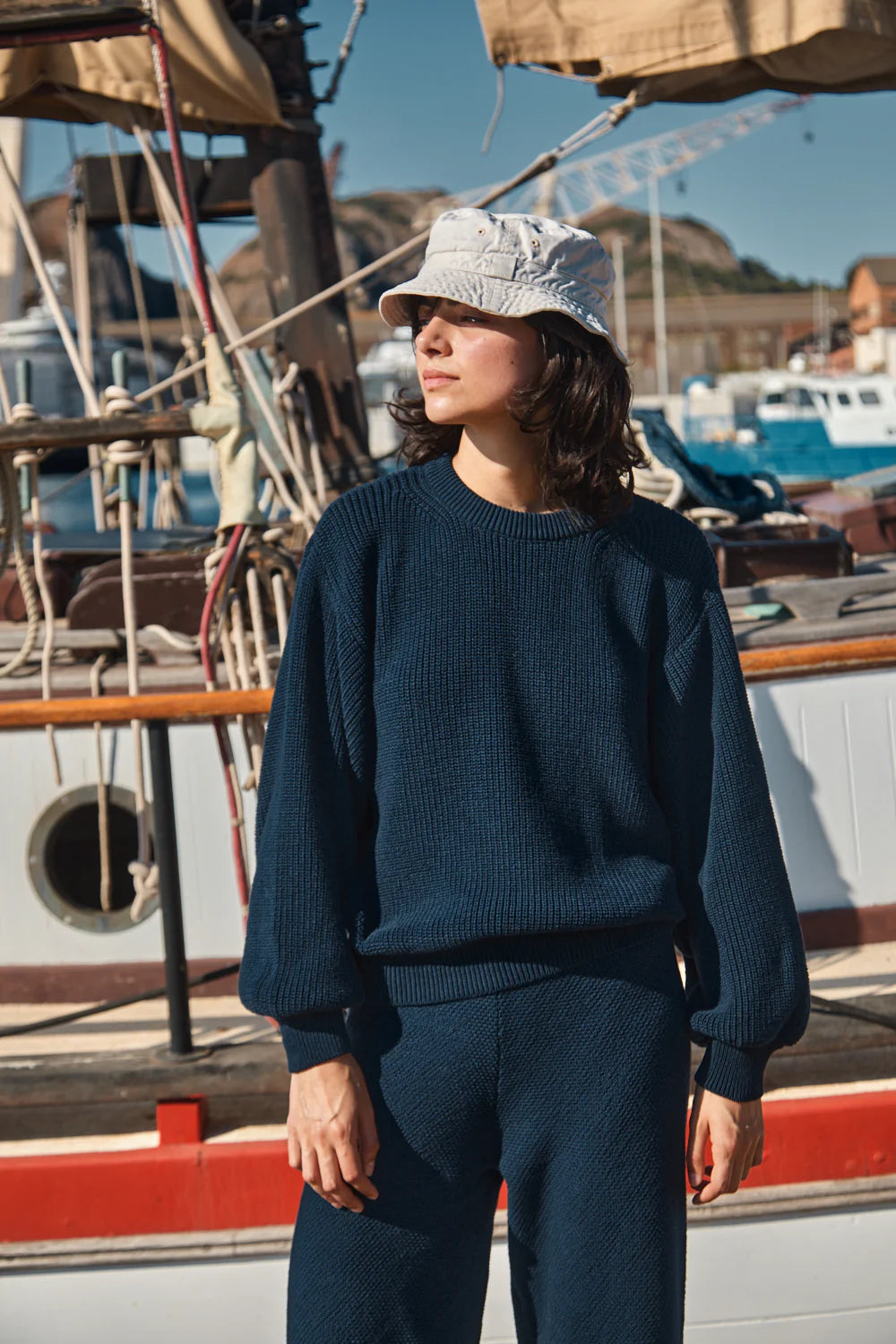 pre-order: clementine batwing sweater in organic cotton