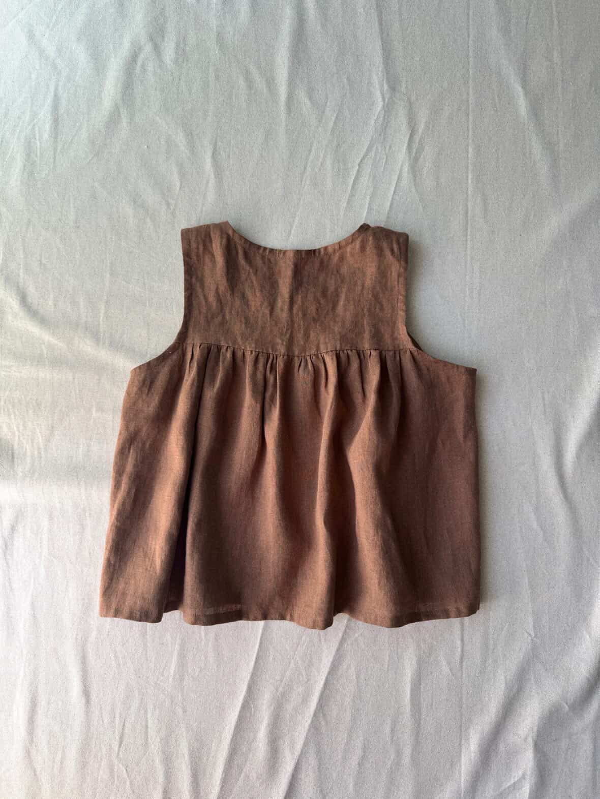 pre-order noor muna button up linen top