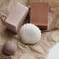 neutral unscented seashell soap bar