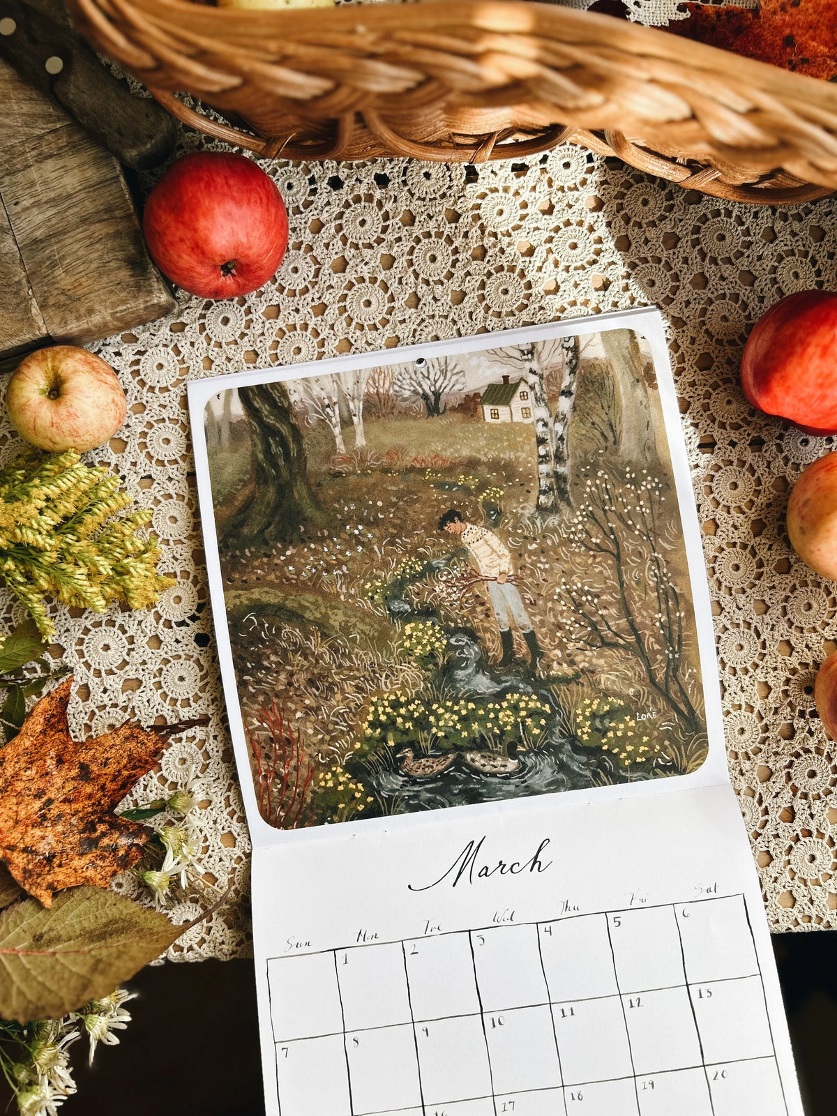 pre-order: year of whimsy 2027 mini calendar by loré pemberton