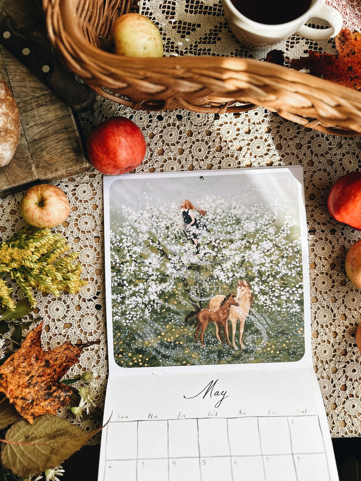 pre-order: year of whimsy 2027 mini calendar by loré pemberton