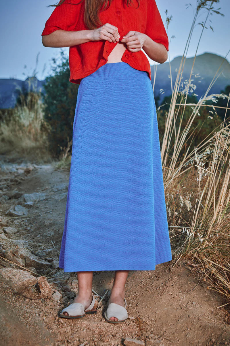 pre-order: gilda long skirt in organic cotton