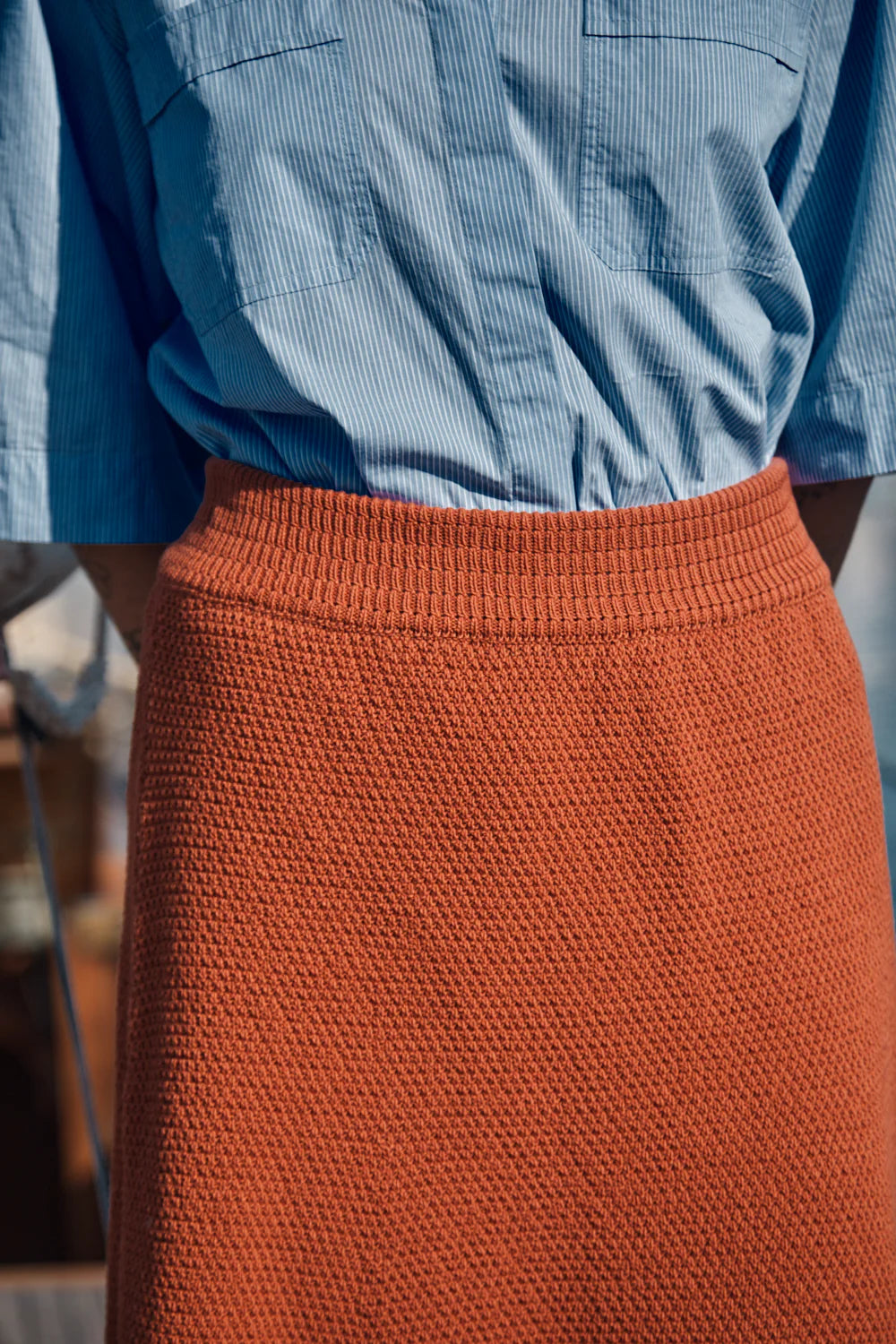 pre-order: gilda long skirt in organic cotton