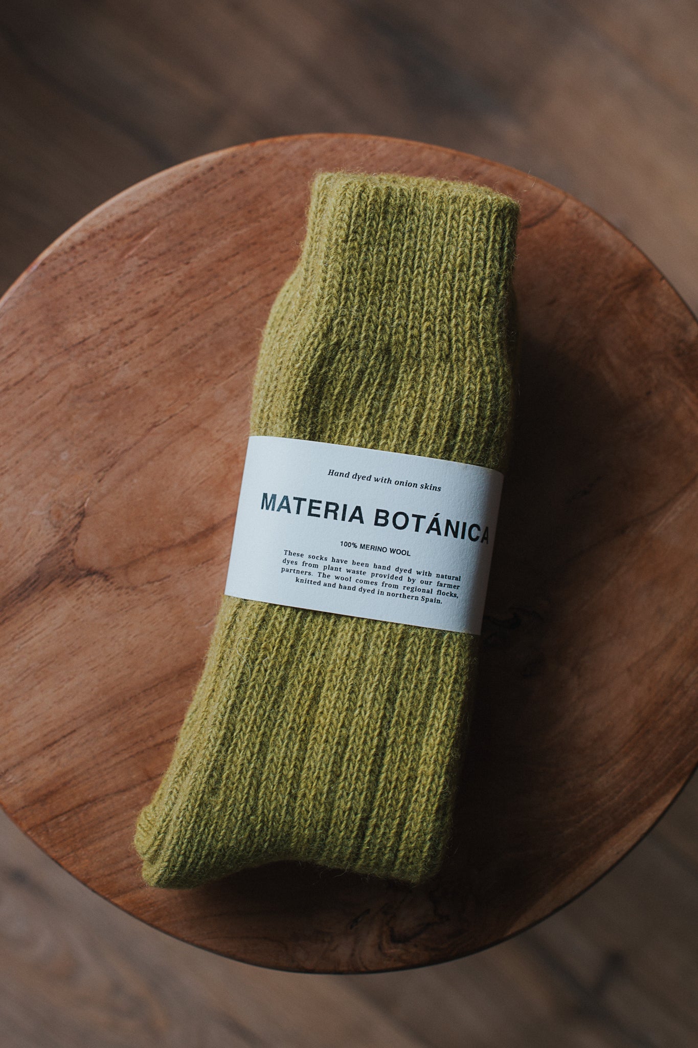thick merino wool socks - botanically hand-dyed