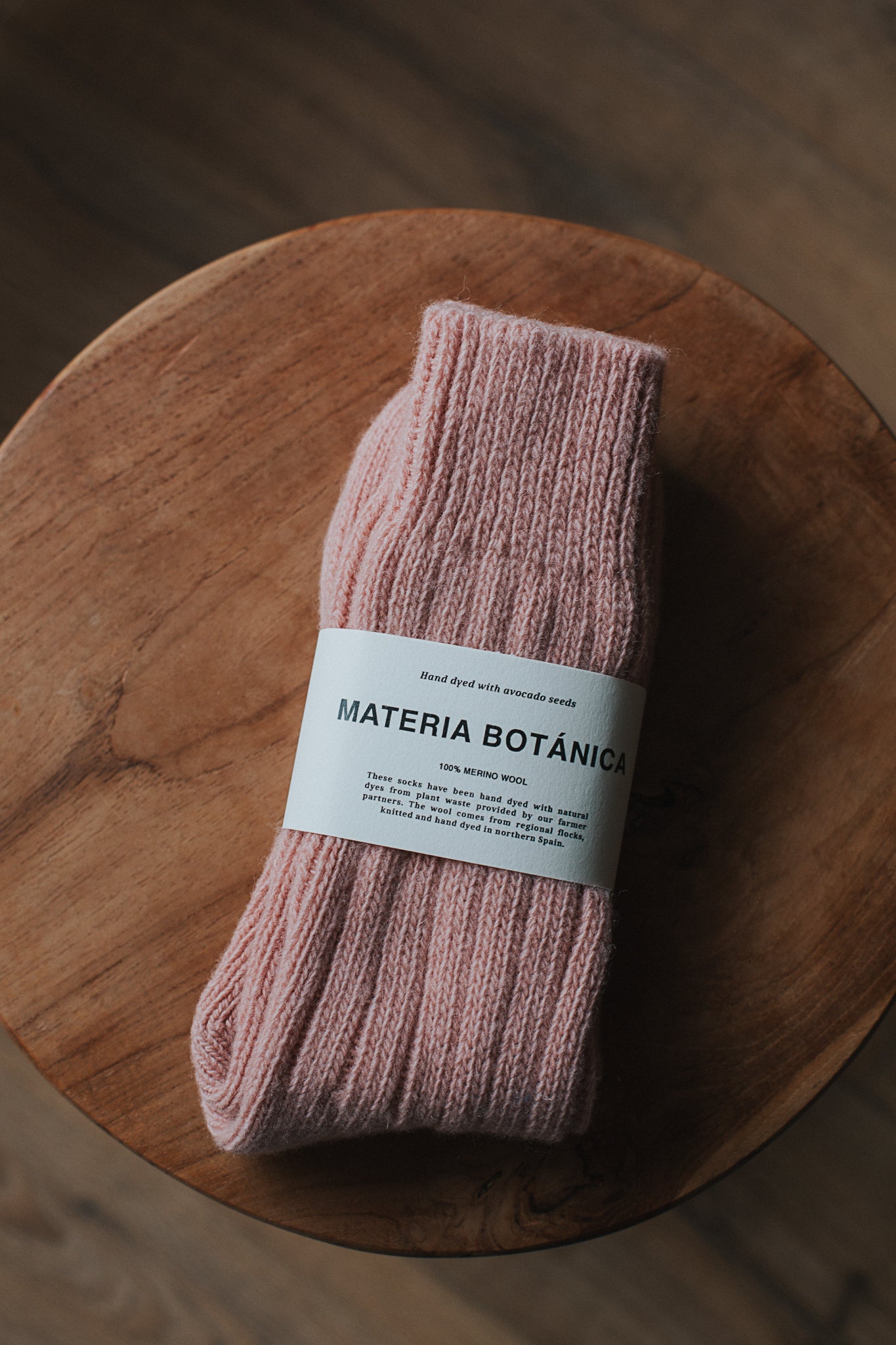 thick merino wool socks - botanically hand-dyed