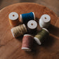 set of 7 embroidery threads - botanically hand-dyed pure merino wool