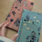set of three beeswax wraps - moomin enjoying nature