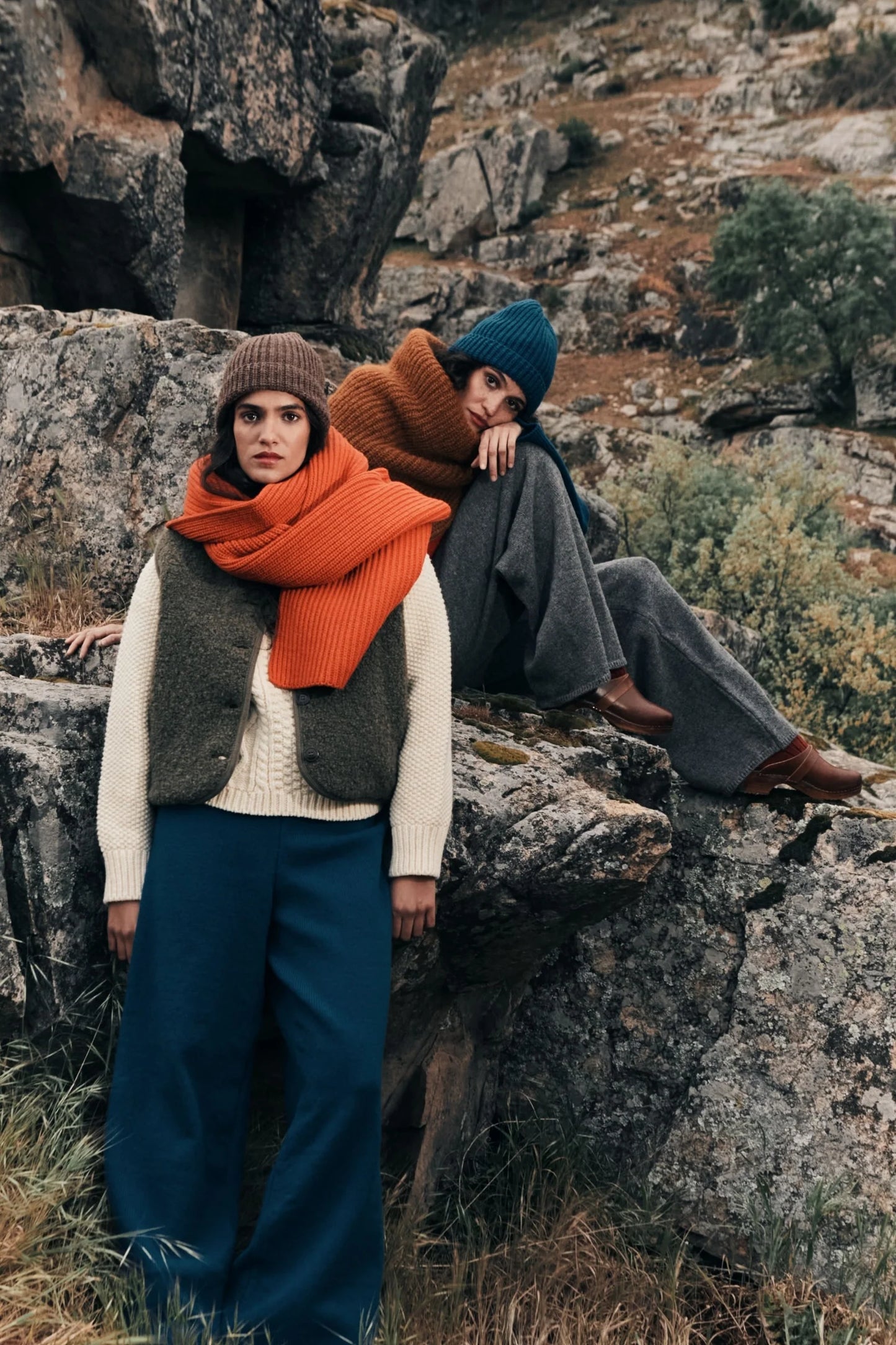 pre-order: helene knit pants in merino wool