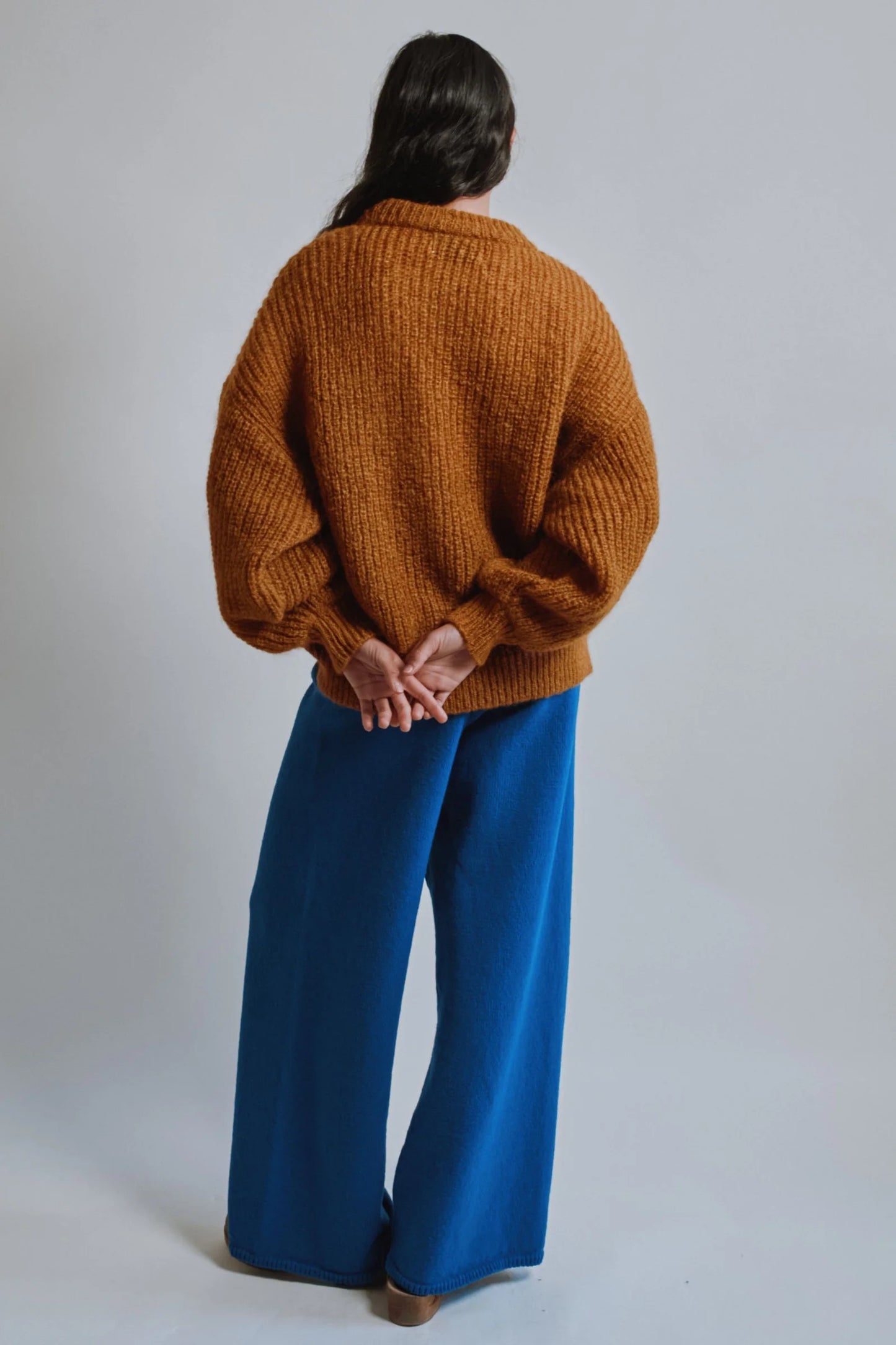 pre-order: helene knit pants in merino wool