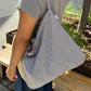 happy carry bag - blue stripes