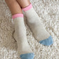 color block girlfriend socks