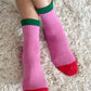color block girlfriend socks