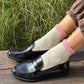 color block girlfriend socks