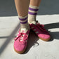her varsity socks
