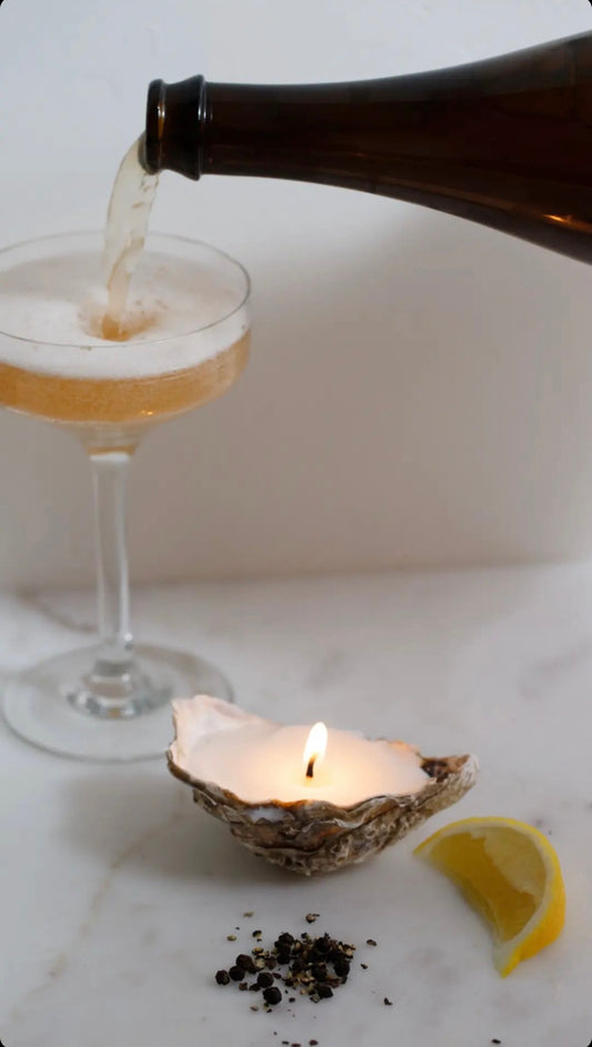 perle oyster candle