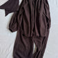 noor moon linen pants in light-blue stripes