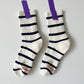 striped boyfriend socks