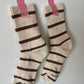 striped boyfriend socks