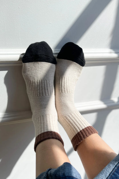 color block girlfriend socks