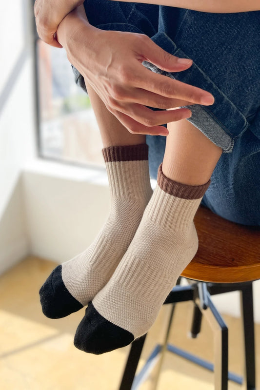 color block girlfriend socks