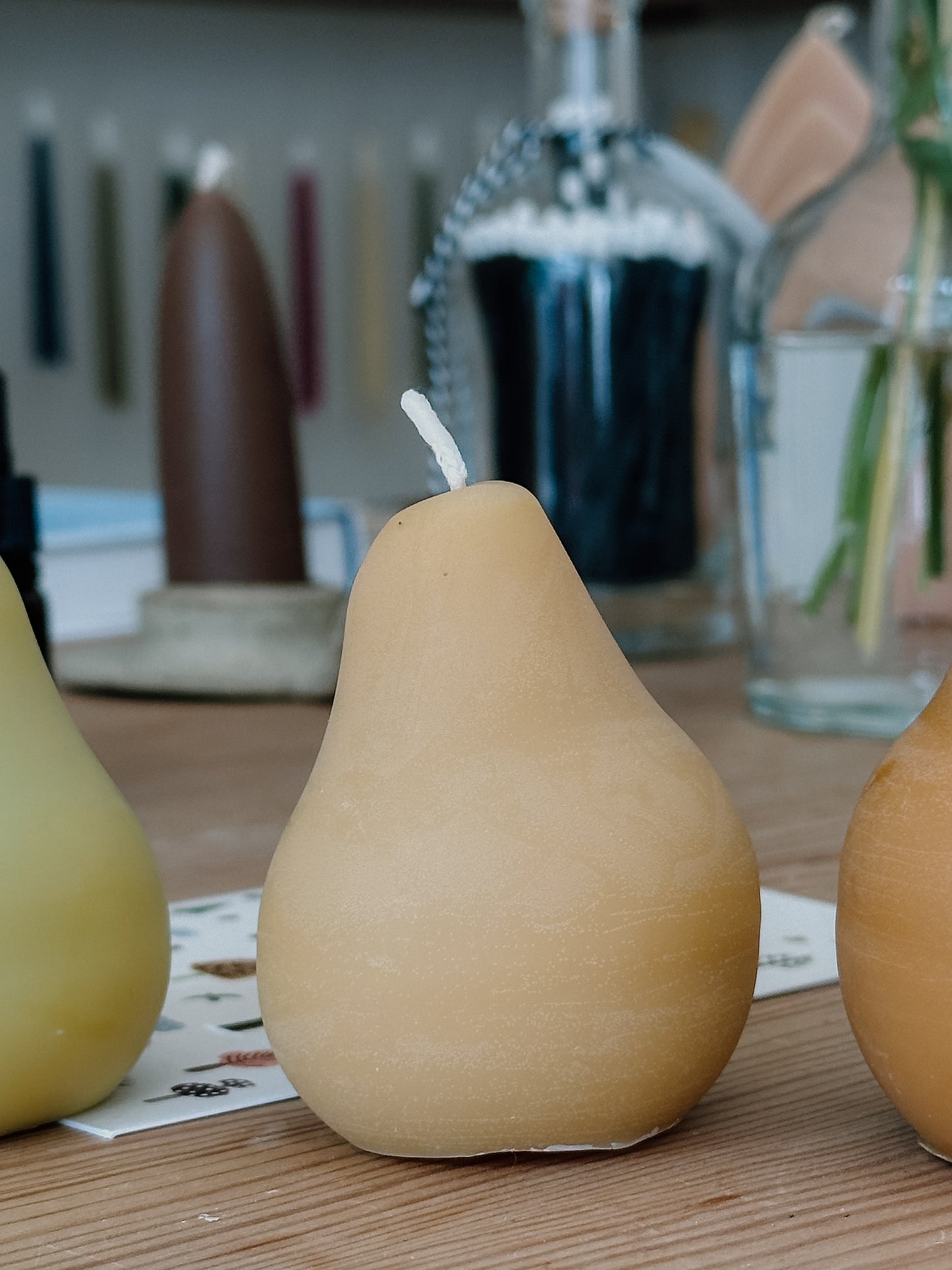 pear shaped candle