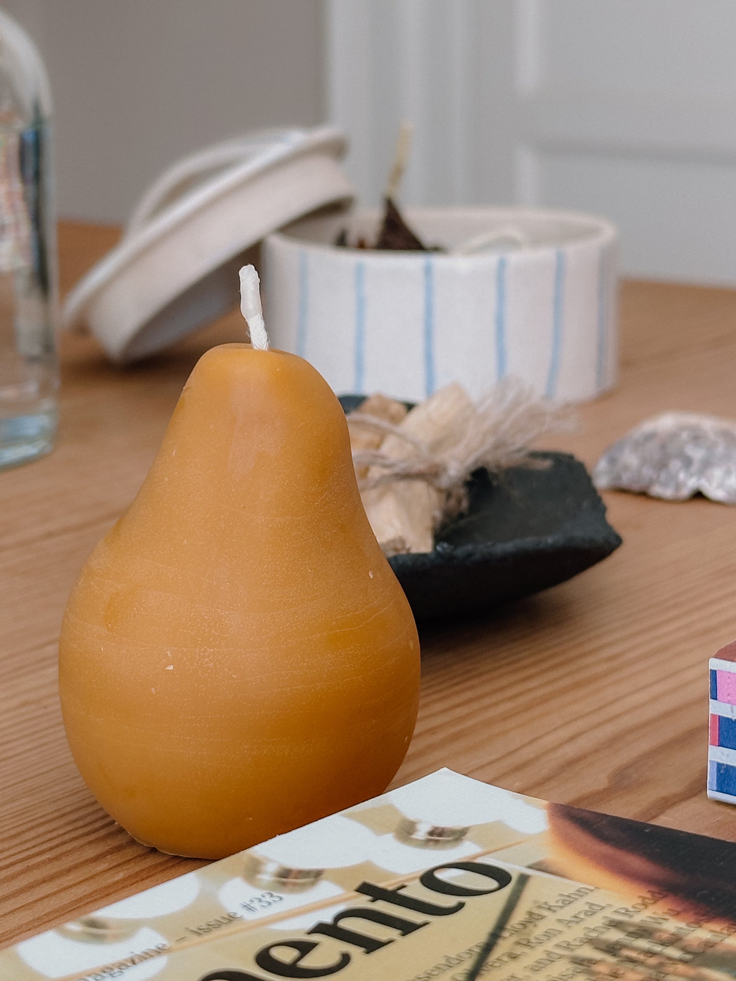 pear shaped candle